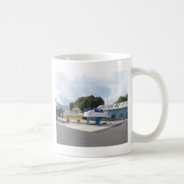 ハード上の船 コーヒーマグカップ