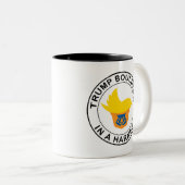 ハーネスの大きい石を切り詰める ツートーンマグカップ (正面右)