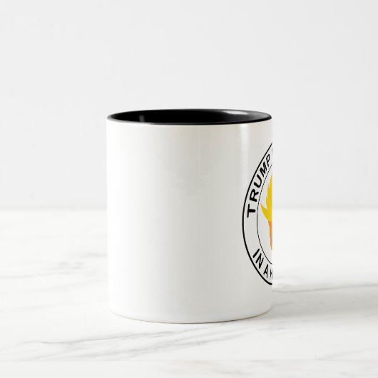 ハーネスの大きい石を切り詰める ツートーンマグカップ (中央)