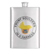 ハーネスの大きい石を切り詰める フラスク (正面)