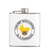 ハーネスの大きい石を切り詰める フラスク (正面)