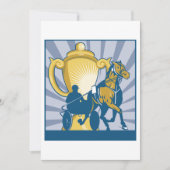 ハーネスレース招待状 招待状 (正面)