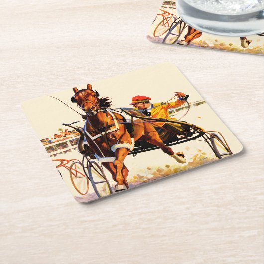 ハーネスレース スクエアペーパーコースター (アングル)