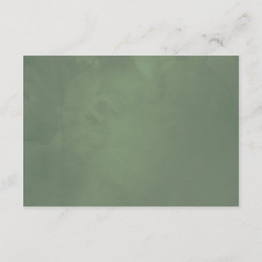 ハーバリウム幾何ブライダルシャワー表示シャワー エンクロージャーカード (裏面)