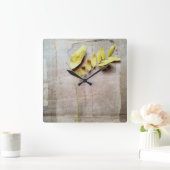 ハーバリウムV スクエア壁時計 (ホーム)