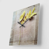 ハーバリウムV スクエア壁時計 (傾斜)