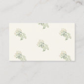 ハーバリストの名刺Fevermusure Elderberry 名刺 (裏面)