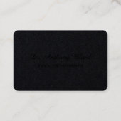 ハーバリスト博士と鍼灸師ミニマルシンプルリスト 名刺 (裏面)