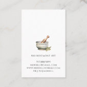 ハーバリスト水彩薬草の名刺 名刺 (裏面)