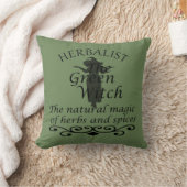 ハーバリスト緑の魔女魔法自然薬 クッション (ブランケット)