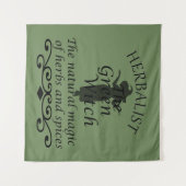 ハーバリスト緑の魔女魔法自然薬 タペストリー