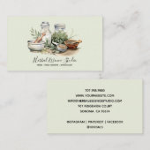 ハーバリスト薬用水の色 名刺 (正面/裏面)