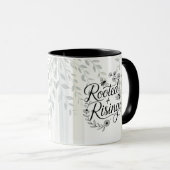 ハーバルな励ましの言葉 Rooted and Rising マグカップ (正面右)