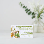 ハーバルデザイナーのハーブ名刺 名刺 (スタンド正面)