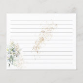 ハーバル&グリーンレシピカードブライダルシャワー (裏面)