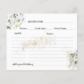 ハーバル&グリーンレシピカードブライダルシャワー (正面)