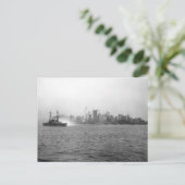 ハーバーからのニューヨークのスカイライン， 1920 ポストカード (スタンド正面)