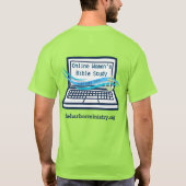 ハーバーの鮮やかなカラーオプション Tシャツ (裏面)