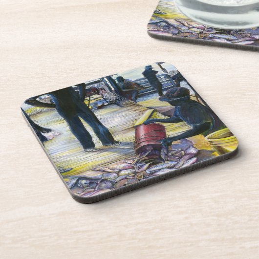 ハーバーアイランドの今日のメニュー コースター (左側)