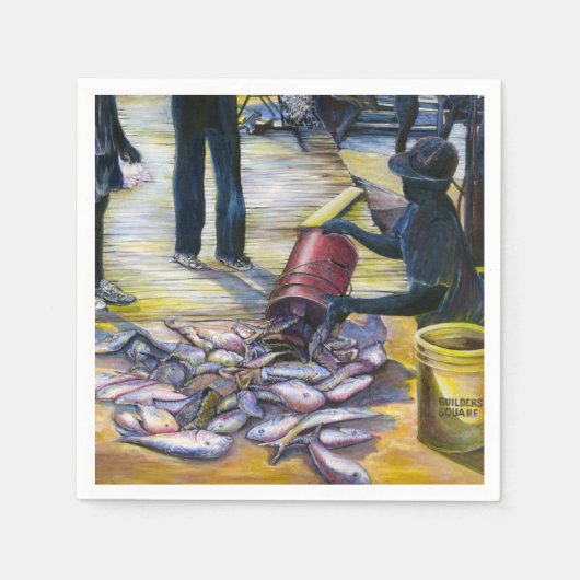 ハーバーアイランドの今日のメニュー スタンダードカクテルナプキン (正面)