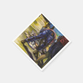 ハーバーアイランド・モーニング・キャッチ スタンダードカクテルナプキン (角)