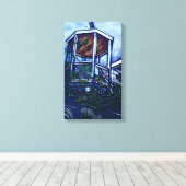 ハーバーアイランド・モーニング・ライト キャンバスプリント (インサイチュ (ウッドフロア))