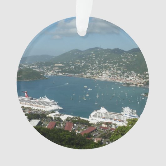 ハーバーアットセントトーマス米ヴァージン諸島 オーナメント (正面)