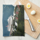 ハーバーアットセントトーマス米ヴァージン諸島 キッチンタオル (四つ折り)