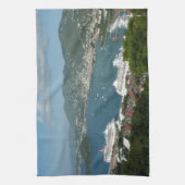 ハーバーアットセントトーマス米ヴァージン諸島 キッチンタオル (縦)