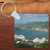 ハーバーアットセントトーマス米ヴァージン諸島 キーホルダー (正面)