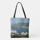 ハーバーアットセントトーマス米ヴァージン諸島 トートバッグ (裏面)