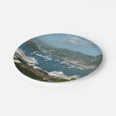 ハーバーアットセントトーマス米ヴァージン諸島 ペーパープレート (アングル)