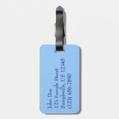 ハーバーアットセントトーマス米ヴァージン諸島 ラゲッジタグ (裏面縦)