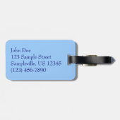 ハーバーアットセントトーマス米ヴァージン諸島 ラゲッジタグ (裏面横)