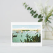 ハーバーアンドヨットクラブメイン州バーハーバー ポストカード (スタンド正面)