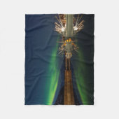 ハーバーオーロラ フリースブランケット (正面)