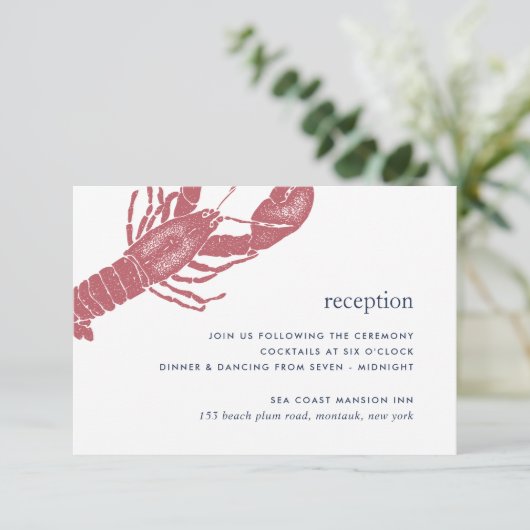 ハーバーサイドウェディングレセプションカード 招待状 (スタンド正面)