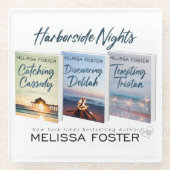 ハーバーサイドナイツコースター ガラスコースター (正面)