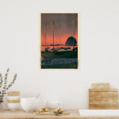 ハーバーサンセットバイカワセハスイ ポスター (キッチン)