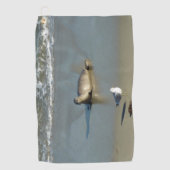 ハーバーシールアットラジョラカリフォルニア ゴルフタオル (正面)