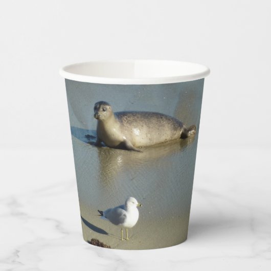 ハーバーシールアットラジョラカリフォルニア 紙コップ (左)