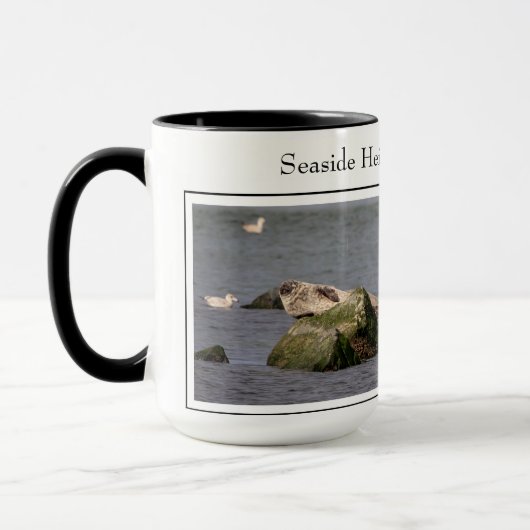 ハーバーシールズアイランドビーチ州パーク マグカップ (左)