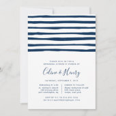 ハーバーストライプリハーサルディナー招待状 招待状 (正面)