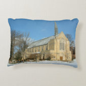ハーバーズチャペルで冬にグローブシティカレッジ アクセントクッション (裏面)