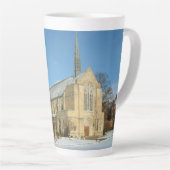 ハーバーズチャペルで冬にグローブシティカレッジ カフェラテマグ (右アングル)