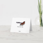 ハーバーズチャペルで冬にグローブシティカレッジ サンキューカード (裏面)