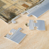 ハーバーズチャペルで冬にグローブシティカレッジ ジグソーパズル (側面)