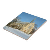 ハーバーズチャペルで冬にグローブシティカレッジ タイル (側面)