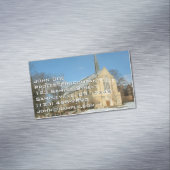 ハーバーズチャペルで冬にグローブシティカレッジ マグネット名刺 (インサイチュ)