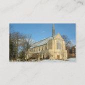 ハーバーズチャペルで冬にグローブシティカレッジ 名刺 (裏面)